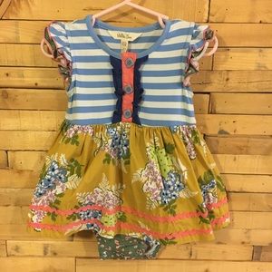 Matilda Jane dress with built-in diaper cover